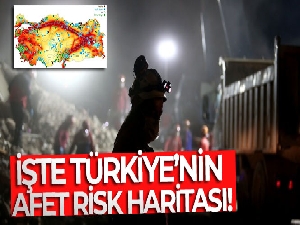 AFAD Türkiye'nin afet risk haritasını çıkardı