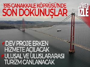 1915 Çanakkale Köprüsü'nde asfaltlama çalışmaları tamamlandı