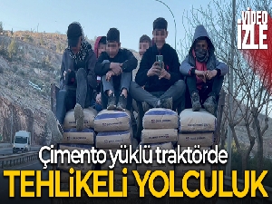 Gençlerin tehlikeli yolculuğu kamerada
