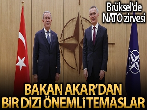Milli Savunma Bakanı Akar, NATO Genel Sekreteri Stoltenberg ile görüştü
