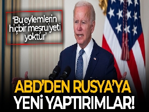 ABD'den Rusya'ya yeni yaptırımlar
