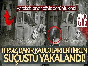 İstanbul'da hırsıza suçüstü kamerada