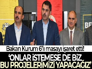 Bakan Kurum: 'Onlar 6'lı masa etrafında gelecek kaygısı çekerken, biz milletimize hizmet ediyoruz'