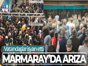 Marmaray'da arıza yoğunluğa neden oldu, vatandaşlar isyan etti