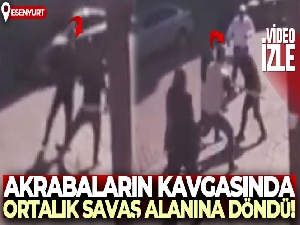 Esenyurt'ta akrabaların kavgasında ortalık savaş alanına döndü: 2 yaralı