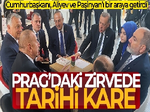 Cumhurbaşkanı Erdoğan, Aliyev ve Paşinyan'dan üçlü görüşme