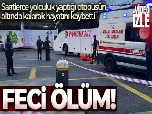 Alibeyköy Cep Otogarı'nda feci ölüm!