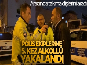 Alkollü sürücünün protez diş hassasiyeti