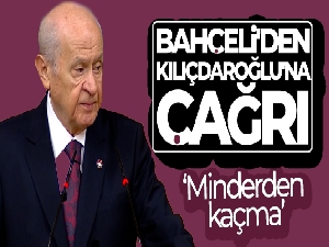 Bahçeli'den Kılıçdaroğlu'na çağrı: Minderden kaçma!