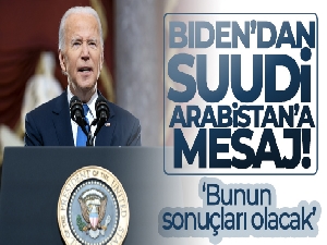 Biden'dan Suudi Arabistan'a mesaj: 'Petrol üretim kısıntısının sonuçları olacak'