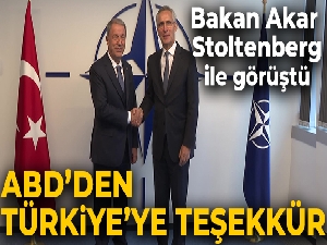 Bakan Akar, NATO Genel Sekreteri Stoltenberg ile görüştü