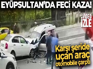 Eyüpsultan'da feci kaza