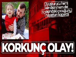 Kullandığı uyuşturucu hem kendisini hem de 4 yaşındaki çocuğunu hayattan kopardı