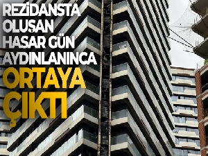 Kadıköy'de alevlere teslim olan rezidansta oluşan hasar gün aydınlanınca ortaya çıktı