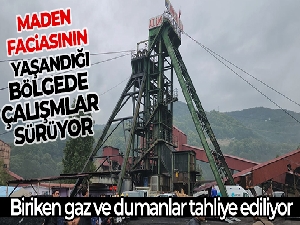 41 kişinin hayatını kaybettiği madende onarım ve tahliye işlemleri başladı