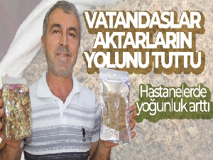 Hastanelerde yoğunluk arttı, gripten korunmak isteyen vatandaşlar aktarların yolunu tuttu