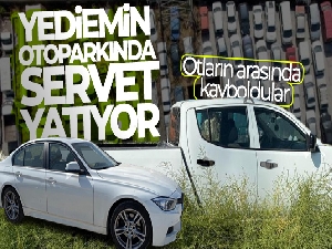 Yediemin otoparkında servet bekliyorlar