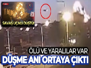 Rus savaş uçağının düşme anı ortaya çıktı