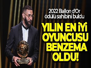 Yılın en iyi oyuncusu Benzema oldu!