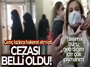 Taksim'de çarşaflı genç kızlara hakaret eden kadına hapis cezası