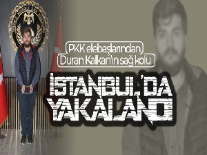 PKK elebaşlarından Duran Kalkan'ın sağ kolu İstanbul'da yakalandı