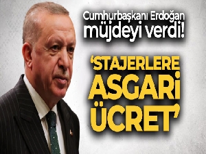 Cumhurbaşkanı Erdoğan'dan gençlere müjde