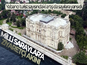 Milli Saraylar'a ziyaretçi akını!