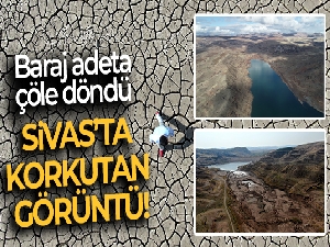 Sivas'ta korkutan görüntü