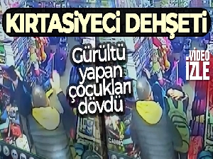 İstanbul'da kırtasiyeci dehşeti kamerada