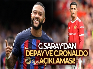 Galatasaray'dan Ronaldo ve Depay açıklaması