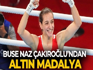 Milli sporcu Buse Naz Çakıroğlu'ndan altın madalya