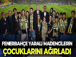 Fenerbahçe, yaralı madencilerin çocuklarını ağırladı