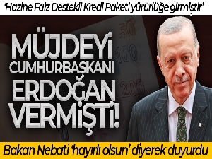 Bakan Nebati: '100 milyar liralık Hazine Faiz Destekli Kredi Paketi yürürlüğe girmiştir'