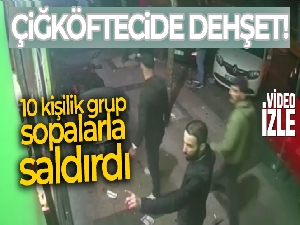 Beyoğlu'nda 10 kişilik grup çiğköftecide dehşeti yaşattı