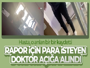 İzmir'de istirahat raporu için para istediği ileri sürülen doktor açığa alındı