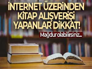 İnternetten kitap alışverişine dikkat