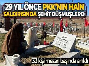Yavi'de PKK'lı teröristlerin 29 yıl önce şehit ettiği 33 kişi anıldı