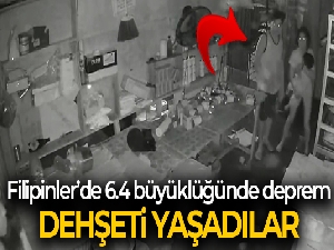 Filipinler'de 6.4 büyüklüğünde deprem