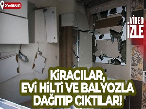 Diyarbakır'da kiracının evi inşaat alanına çevirerek ayrıldığı iddiası