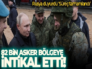 Rusya Savunma Bakanlığı: 'Seferberlik süreci tamamlandı'