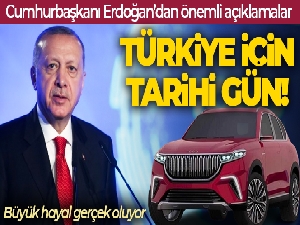 Cumhurbaşkanı Erdoğan: 'Togg prestijli bir Türk markası olarak dünyada yolları süsleyecektir'