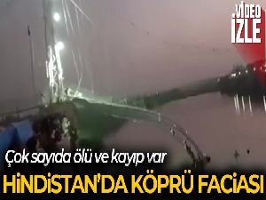 Hindistan'daki köprü faciasında hayatını kaybedenlerin sayısı 141'e yükseldi