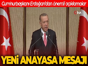 Cumhurbaşkanı Erdoğan: 'Anayasa değişikliğiyle aileyi korumayı hedefliyoruz'