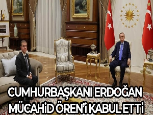 Cumhurbaşkanı Erdoğan, İhlas Holding Yönetim Kurulu Başkanı Ahmet Mücahid Ören'i kabul etti