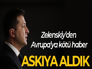 Zelenskiy: 'Rusya'nın enerji sistemlerimizi vurması nedeniyle Avrupa'ya enerji akışını askıya aldık'