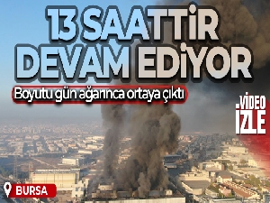 Bursa'da fabrika yangınının ardından hayati uyarı
