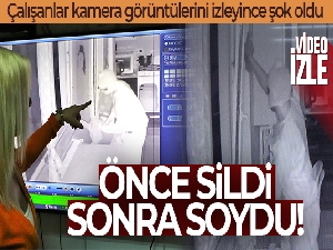 Kuaför dükkanını silip sonra soyan titiz hırsız yakalandı