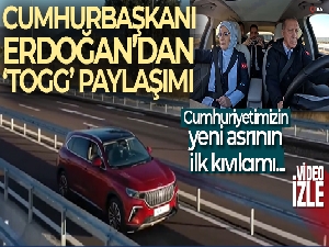 Cumhurbaşkanı Erdoğan'dan ‘Togg' paylaşımı