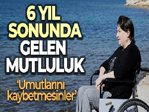Altı yıl sonra denizi görmenin mutluluğunu yaşadı