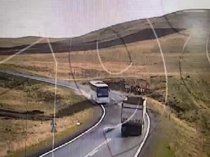 Freni patlayan otobüsün son görüntüleri ortaya çıktı